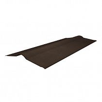 Коньковый элемент КОРИЧНЕВЫЙ для ондулина  на сайте Стройсервис
