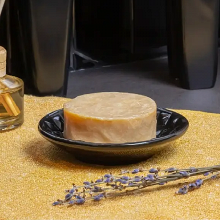 Мыльница ВаннДерБлэк,фарфор,цвет черный 60706 Master House на сайте Стройсервис
