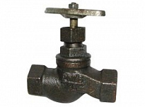 Клапан запорный (вентиль) 15кч18п1 чугун Ду50 Ру16   на сайте Стройсервис
