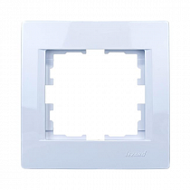 Рамка 1-м Karina Life горизонт. бел. LEZARD 708-0200-146 на сайте Стройсервис
