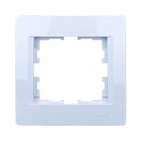 Рамка 1-м Karina Life горизонт. бел. LEZARD 708-0200-146 на сайте Стройсервис
