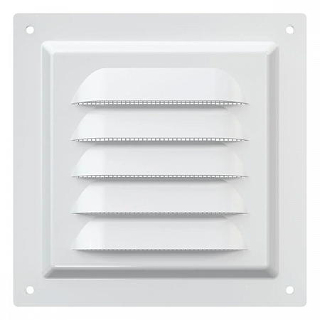 Решетка вытяжная стальная 1212МЭ белая ERA