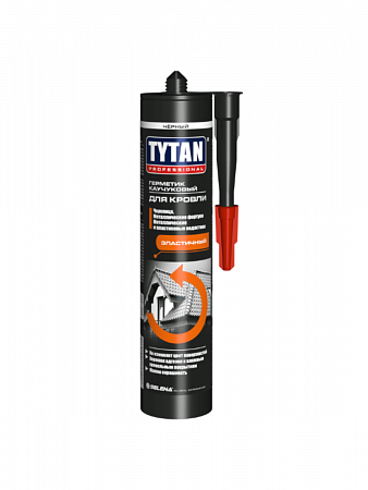 Герметик каучуковый д/кровли Professional чёрный 310мл 91615 (Tytan) *12/1440 (-30) на сайте Стройсервис
