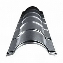 Конек 110мм*2м, КРУГЛЫЙ, RAL 7024 Серый графит на сайте Стройсервис
