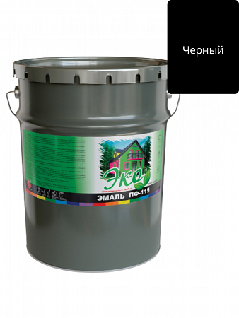 Эмаль ПФ-115 ЭКО черная фас. 20 кг на сайте Стройсервис
