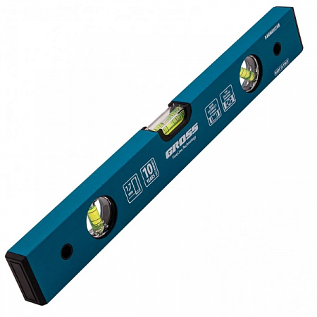 Уровень алюминиевый  400мм,усиленный,3 глазка GROSS на сайте Стройсервис
