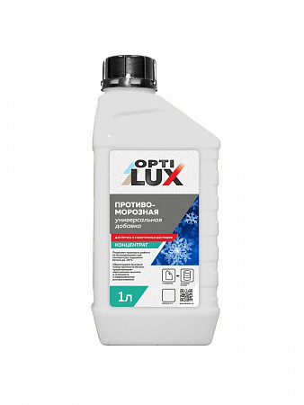 АНТИФРИЗ Добавка противоморозная ОПТИЛЮКС (-25 С) концентрат 1:9, 1л  на сайте Стройсервис
