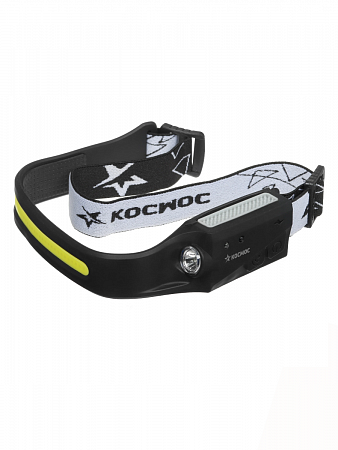 Фонарь налобный (лит.акк.3,7V1,2Ah) сенсор,IP54 KOC504Lit КОСМОС  на сайте Стройсервис

