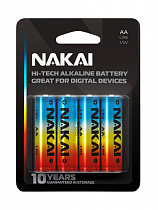Элемент питания алкалиновый LR6 NAKAI Hi-Tech 4xBL на сайте Стройсервис
