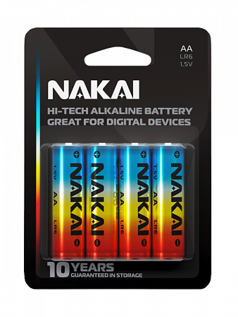 Элемент питания алкалиновый LR6 NAKAI Hi-Tech 4xBL на сайте Стройсервис
