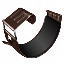 СОЕДИНИТЕЛЬ ЖЕЛОБА GRANDLINE OPTIMA 125 RAL8017 ШОКОЛАД на сайте Стройсервис
