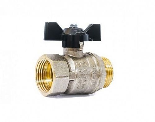 Кран шаровой LD Pride 1/2"-15 ВР-НР баб  на сайте Стройсервис
