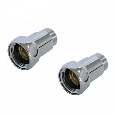 Соединение  прям. г/ш 1"х1" ( хром) пара на сайте Стройсервис
