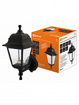 Светильник садово-парковый НБУ 04-60-001 четырехгранник, настенный, пластик, черный TDM на сайте Стройсервис
