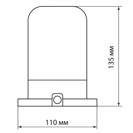 Светильник для бани пласт/стекло 60Вт Е27 IP54 прямой SQ0303-0048 TDM