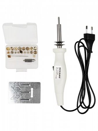 Набор паяльник-выжигатель, 22 насадок 12-0187 REXANT на сайте Стройсервис
