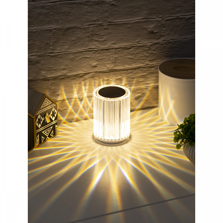 Светильник декор. настольный Crystal Line 130x90 сенсор/димм 19166 СТАРТ (1)