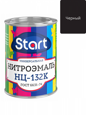 Нитроэмаль НЦ-132К черная фас. 0,7кг Старт на сайте Стройсервис
