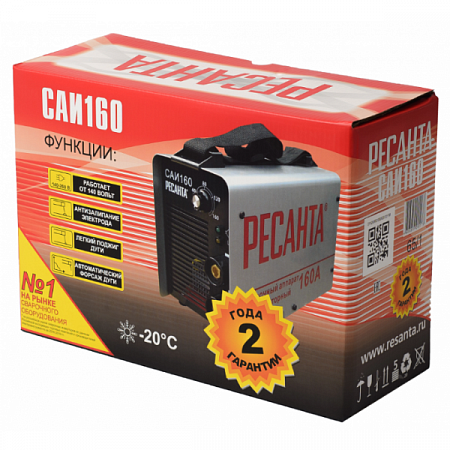 Сварочный аппарат инверторный САИ 160 65/1 Ресанта