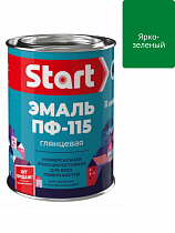 Эмаль ПФ-115 ярко-зеленая 0,8кг Старт  на сайте Стройсервис
