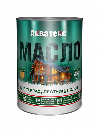 Акватекс масло для террас, лестниц, полов 0,75л бесцветное на сайте Стройсервис
