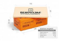 ПЕНОПЛЭКС ФУНДАМЕНТ®  50мм*1185*585*7шт (1уп=0.2429м3 =4,8526м2) на сайте Стройсервис
