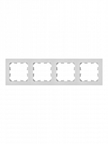 4-местная рамка Bylectrica серия АСТРУМ, белый ЮЛИГ.735212.574 СВЕТОПРИБОР на сайте Стройсервис
