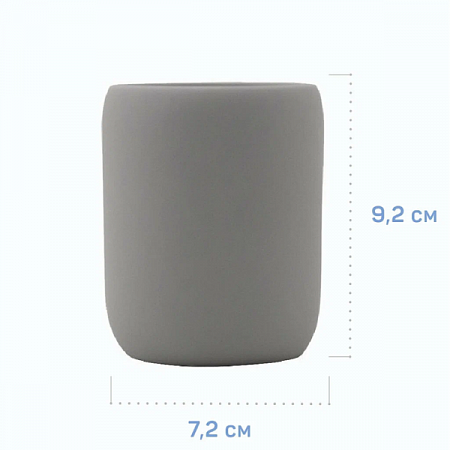 Стакан д/зубных щеток Loft, цемент,75384 Master House (1)