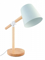 СТАРТ СТ83 св-к настольный 40W E27 металл/дерево/резина белый на сайте Стройсервис
