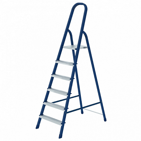 Стремянка 6 ступеней стальной СИБРТЕХ на сайте Стройсервис
