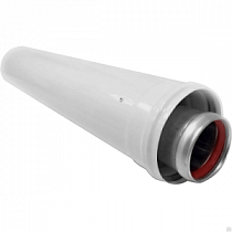 Удлиннитель коаксиальный  Ø60/100 0,25м на сайте Стройсервис

