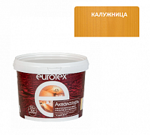 Лак защитно-декоративный EUROTEX® АКВАЛАЗУРЬ калужница 0,9кг на сайте Стройсервис
