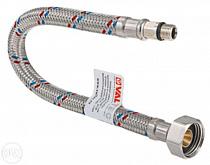 Подводка гибкая для смесителей 1/2" х М10  0,8 м  на сайте Стройсервис
