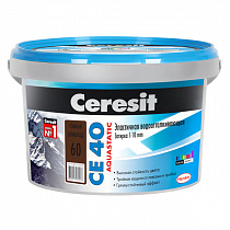 Затирка CE40 Aquastatic тёмный шоколад 2кг Ceresit (Церезит)