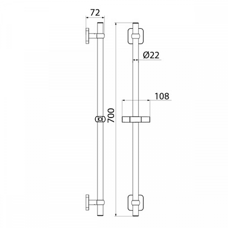 Душевая стойка BILD BIL7000i17 IDDIS (1)