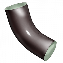 Колено 60 град Optima 90мм RAL 8017 шоколад  на сайте Стройсервис
