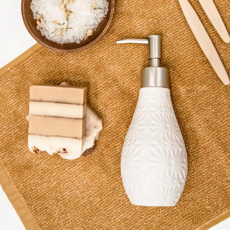 Дозатор д/жидкого мыла ВаннДерВайт, керамика, цвет белый 60714 Master House (1)