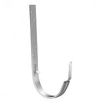 Крюк  длинный Grand Line OPTIMA 125 длинный RAL9003   на сайте Стройсервис
