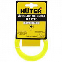 Леска для триммера 1,2мм х 15м Круг HUTER R1215 на сайте Стройсервис
