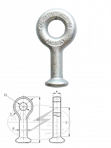 Серьга СРС-7-16 МЗВА 00000064 на сайте Стройсервис
