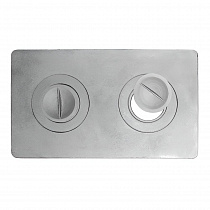 Плита чугунная П2-1 двухконфорочная 585*340мм Бежецкий ЛМЗ на сайте Стройсервис
