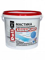 Мастика гидроизоляционная Аquaplast 9кг Dali (Дали) на сайте Стройсервис
