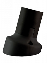 Патрон Е27 термостойкий пластик настенный наклонный черный (без наклеек) TDM на сайте Стройсервис
