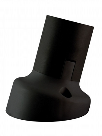 Патрон Е27 термостойкий пластик настенный наклонный черный (без наклеек) TDM на сайте Стройсервис
