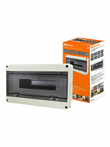 Бокс настенного монтажа 18мод. IP65 пластик дымчатая дверь на сайте Стройсервис
