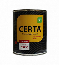 Эмаль термостойкая коричневая 0,8кг ЦЕРТА  на сайте Стройсервис

