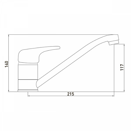 Смеситель для кухни GROSS AQUA Optima 3509511C-G0146