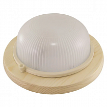 Светильник  для сауны сосна  60Вт Е27 круг без решетки IP54 до +100°С НПБ1301 TDM на сайте Стройсервис
