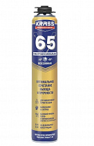Пена монтажная KRASS Professional V65 пистолетная всесезонная, 0,82 л на сайте Стройсервис
