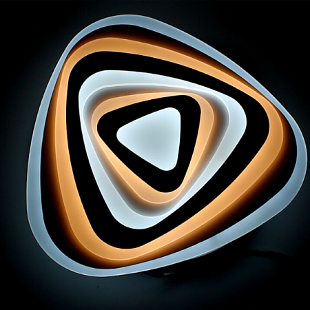 Светодиодный светильник-люстра Amber с пультом 120W 2K-4K-6K d520x50 LE 061202-017 LEEK
